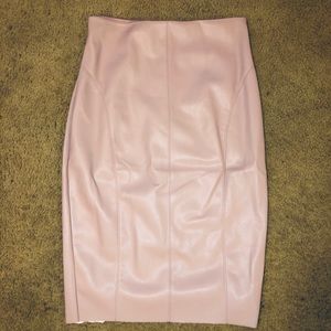 - Express woman’s high waisted pink skirt